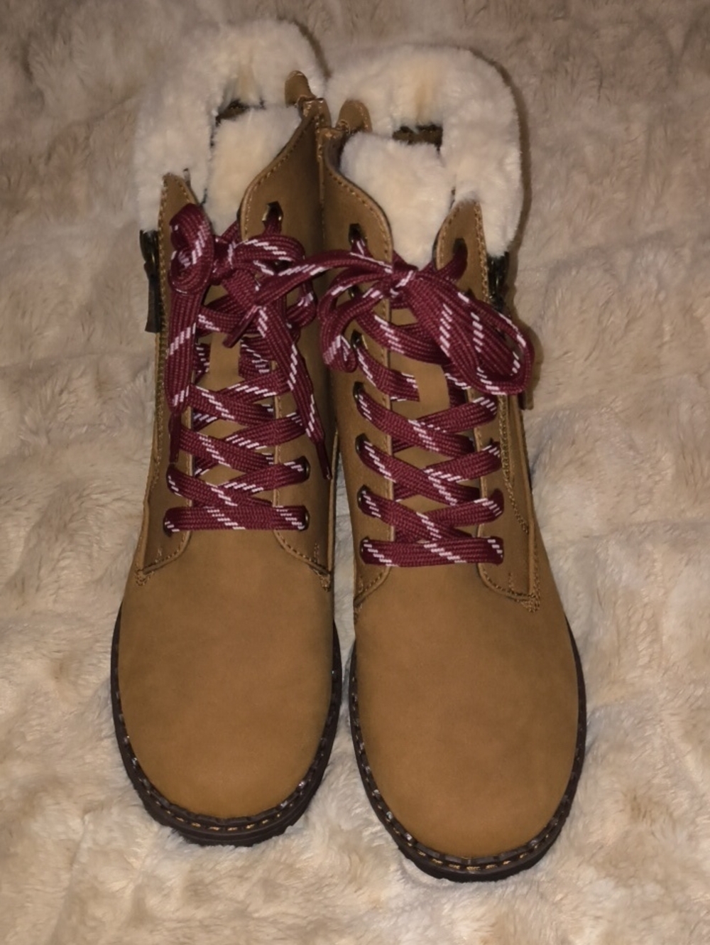 Maurices SuperCush Parker Faux Fur Collar Hiker Boots